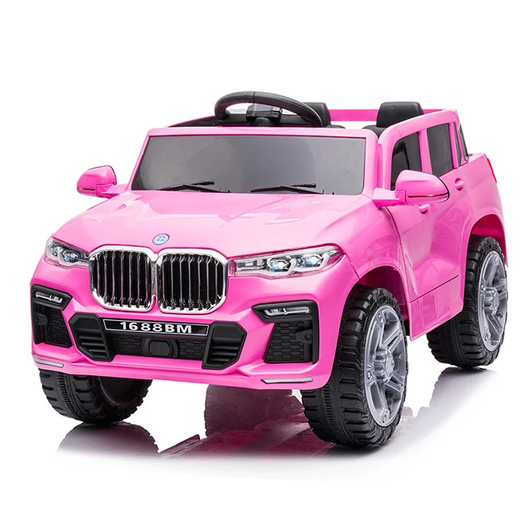 Kids 12V Ride-On Car with Remote Control, Rocking & Opening Doors